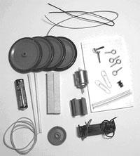 Electric car kit parts