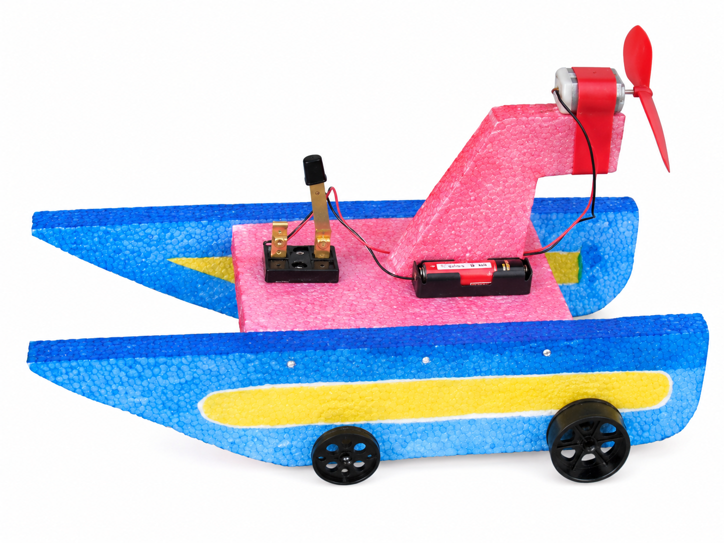 Hybrid car boat example