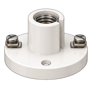 Replacement lamp holder for a miniature screw base light bulb
