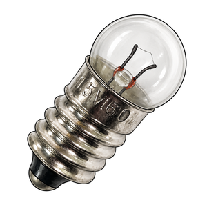 Replacement 1.2 volt miniature screw base light bulb