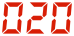 example signal strength reading 020