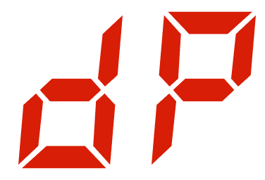 digital tube icon dP, radio threshold setting