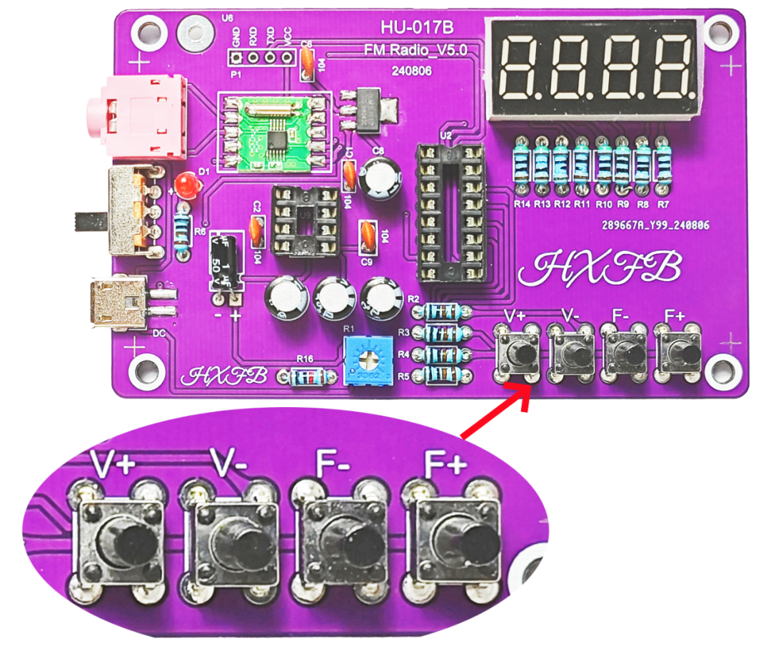 Soldering the 6x6x12.5mm push buttons